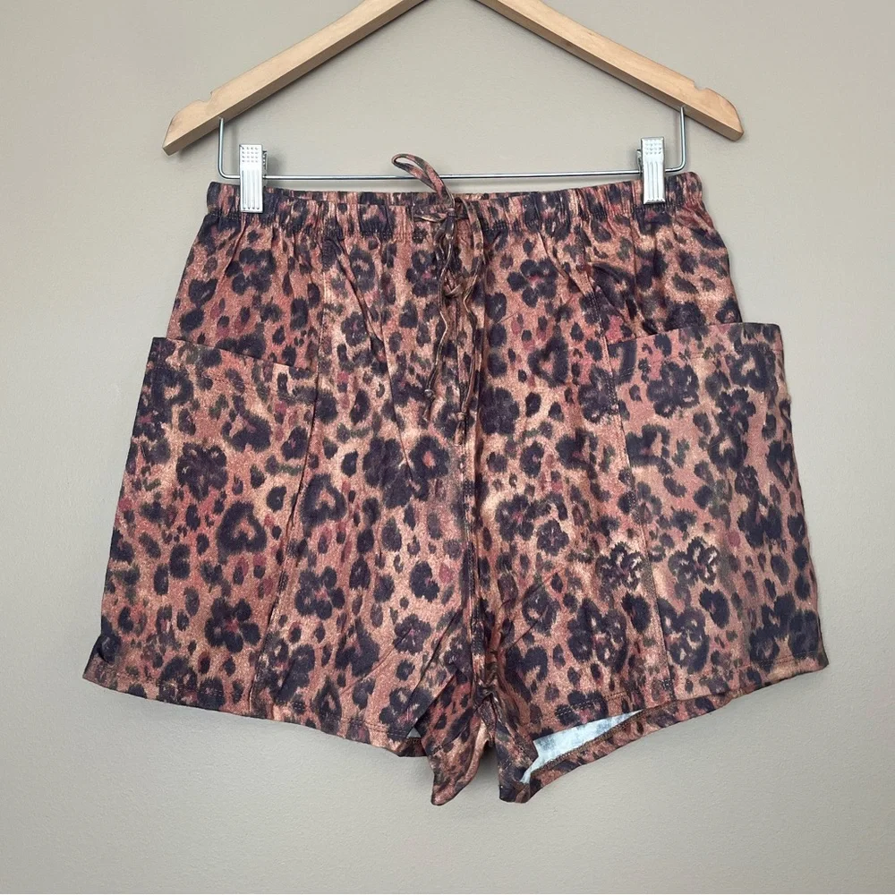 {Free People Intimately} Early Morning Cotton Shorts Pajamas in Natural Combo